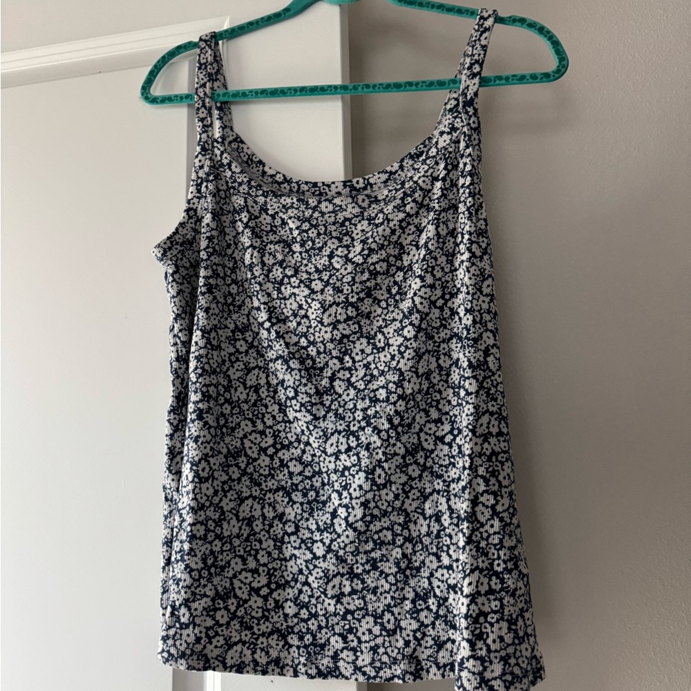 Women’s blue Floral Print Women's Top